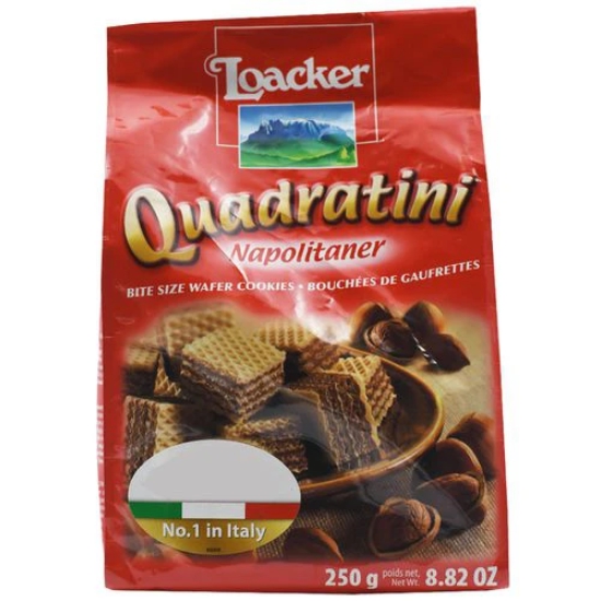 Loacker Quadratini Napolitaner, 250 gm