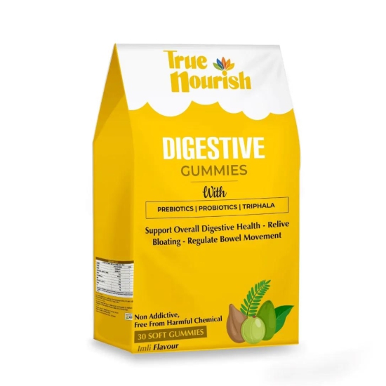 Digestive Gummies with Triphala, Prebiotics and Probiotics (30 Gummies)