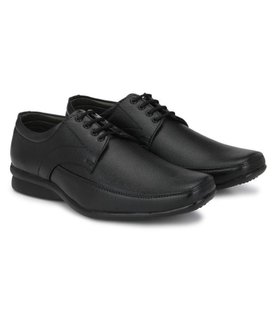 Bucik Office Genuine Leather Black Formal Shoes - None