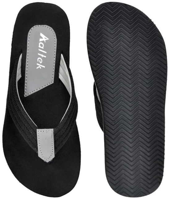 Altek - Black Mens Thong Flip Flop - None