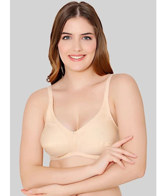 Bodycare Beige Cotton Blend Non Padded Womens Everyday Bra ( Pack of 1 ) - None