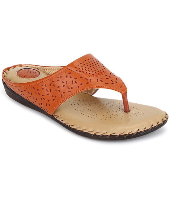 ORTHO JOY - Brown Women's Flats - None