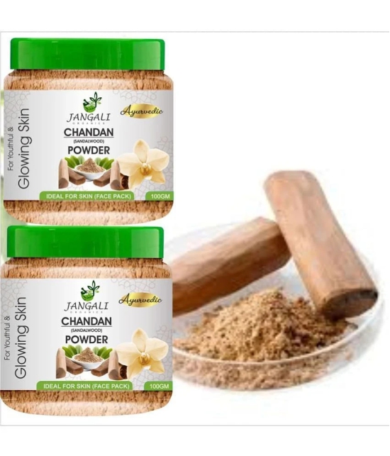 PURE Jangali ORGANICS Sandalwood Powder (Chandan powder) for Face Pack & Skin 300GM