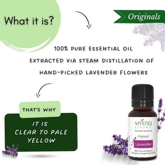 Lavender Essential Oil for Skin, Hair & Aromatherapy