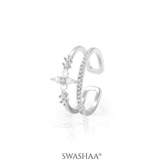 Parisha Silver Ring-Silver