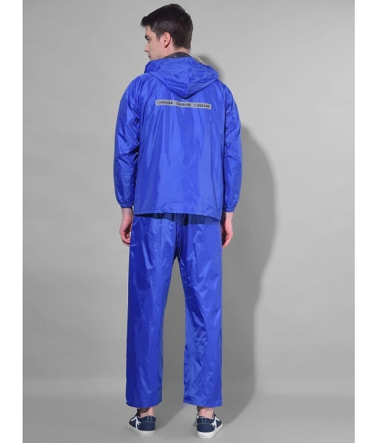 Dollar Blue Nylon Mens Rain Suit ( Pack of 1 ) - L