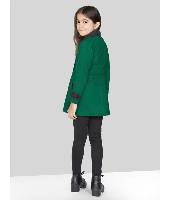 Naughty Ninos Girls Green Pea Coat - None