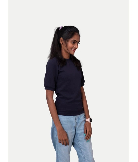 Radprix Navy Blue Polyester Girls Top ( Pack of 1 ) - None