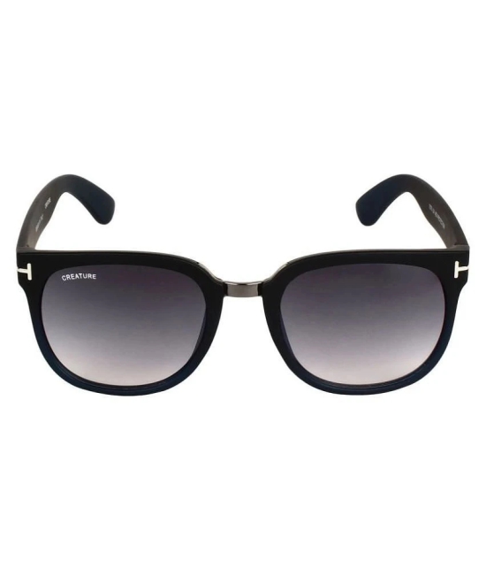 Creature - Black Square Sunglasses ( Pack of 1 ) - Medium