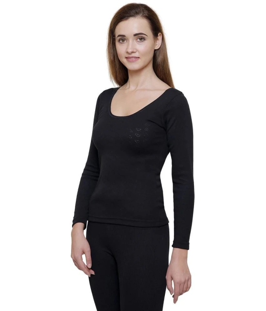 Bodycare Woollen Thermal Tops - Black Pack of 1 - None