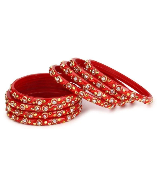 Somil Designer Wedding Fancy Glass Bangle Set For Party, Marriage, Function And Daily Use - None