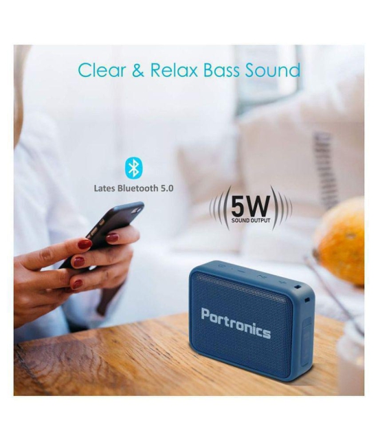 Portronics Dynamo  5W Bluetooth Speaker - Blue