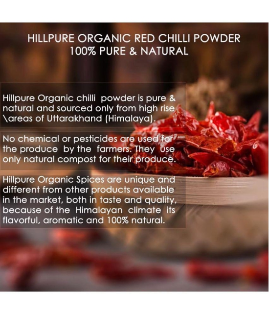 Hillpure Organic - 200 gm Laal Mirch (Red Chili) ( Pack of 1 )