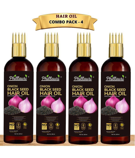 Phillauri - Scalp Treatment Onion Oil 400 ml ( Pack of 4 )