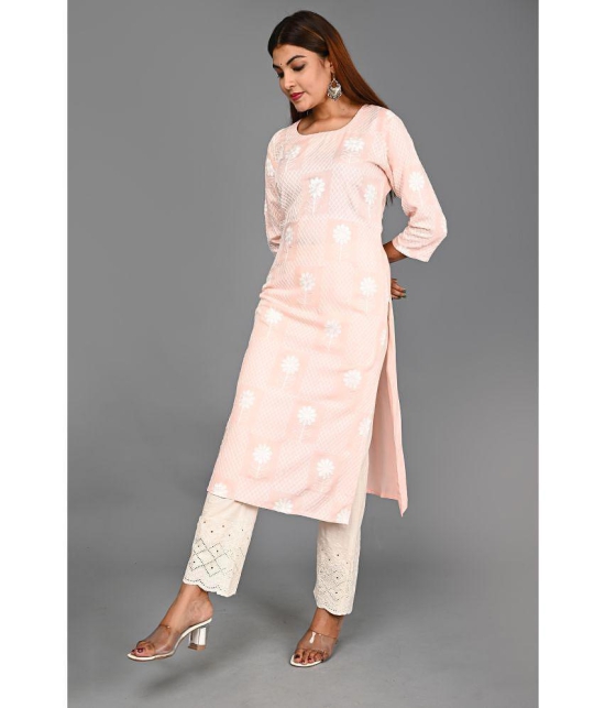 AMIRA'S INDIAN ETHNICWEAR - Pink Rayon Women's Stitched Salwar Suit ( ) - None