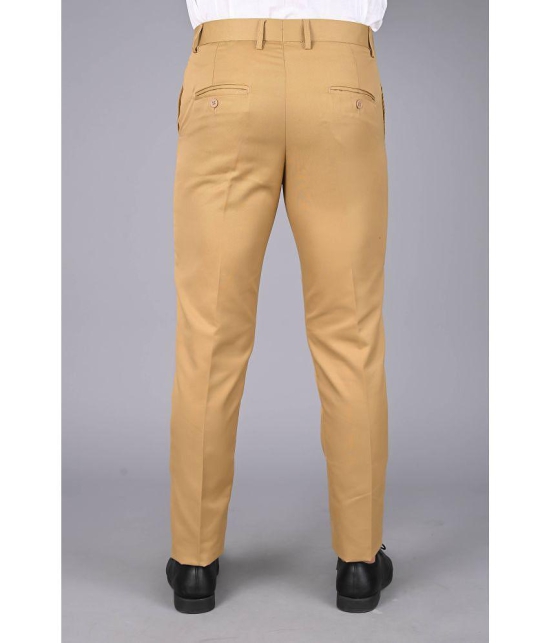 MANCREW Khaki Regular Formal Trouser ( Pack of 2 ) - None