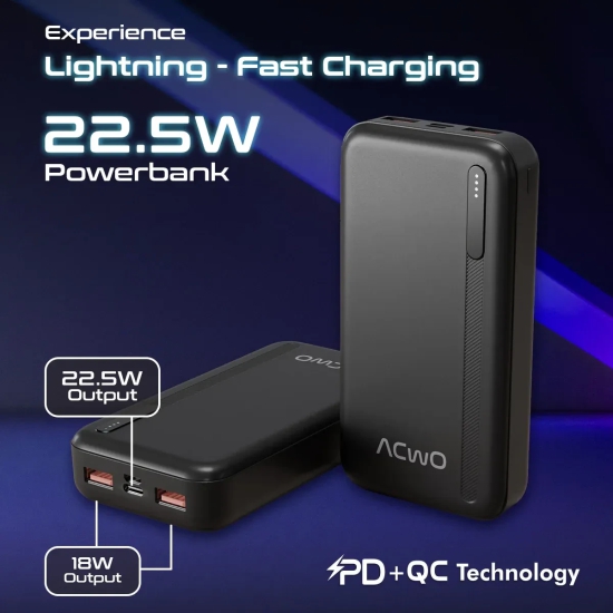 POwER 721  - Powerbank Black