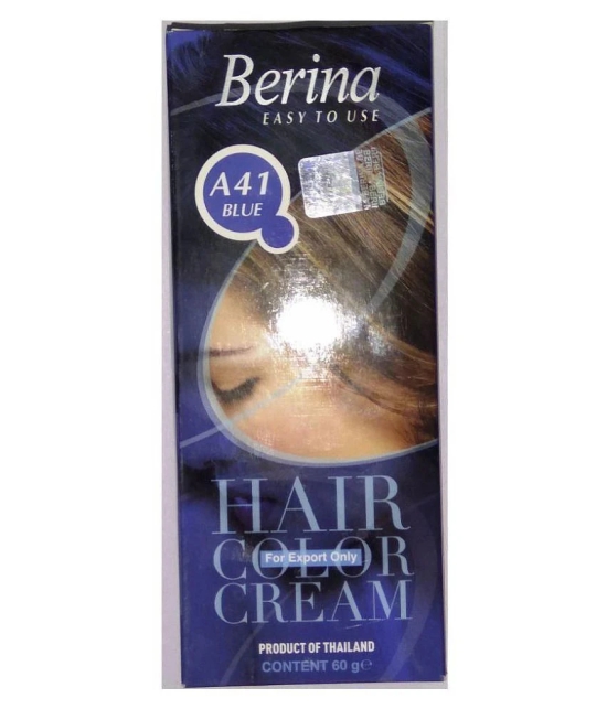 Berina HAIR COLOR CREAM A41 BLUE Permanent Hair Color Blonde 60 g