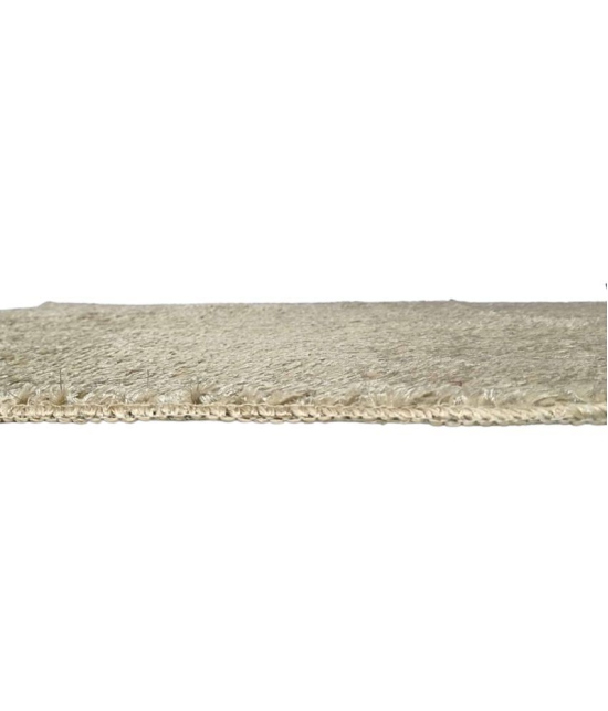 Abhikram Off White Single Door Mat - ( 60 X 40 ) - Off White