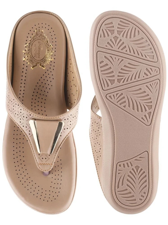 Shoetopia Tan Womens Flats - None