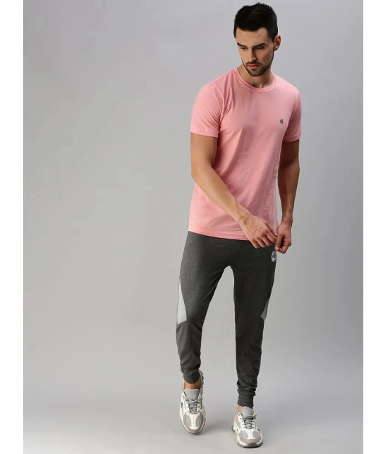 ONN - Pink Cotton Blend Regular Fit Mens T-Shirt ( Pack of 1 ) - None