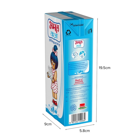 AMUL TAAZA FRESH TONED MILK 1 LTR TP