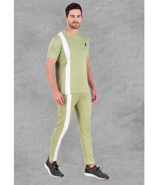 Preen - Lime Green Polyester Regular Fit Mens Tracksuit ( Pack of 1 ) - None