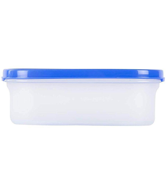 HOMETALES Plastic Multi-Purpose Food Container, 500ml (2U) - Navy Blue