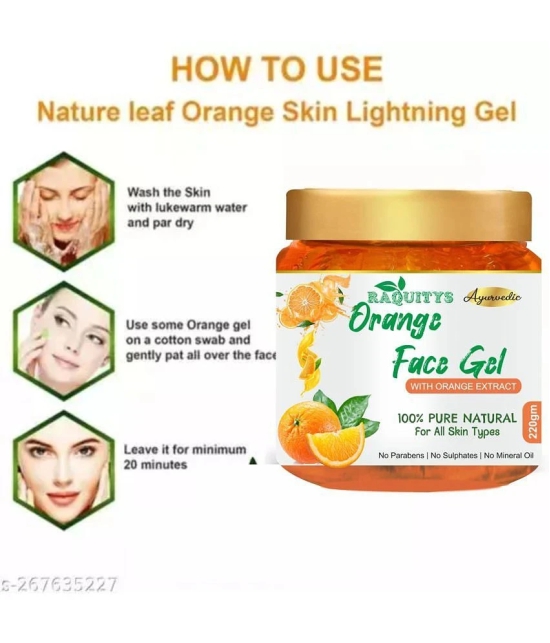 RAQUITYS Refreshing Orange Face Gel Moisturiser (220 g)