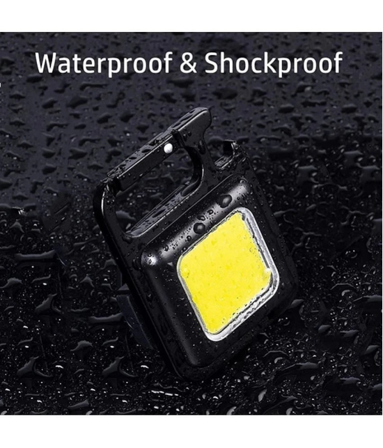 Shopeleven Black Mens Flashlight Keychain ( Pack of 1 )