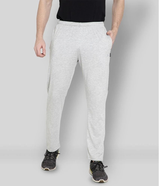 Zeffit - Light Grey Cotton Blend Mens Sports Trackpants ( Pack of 1 ) - M