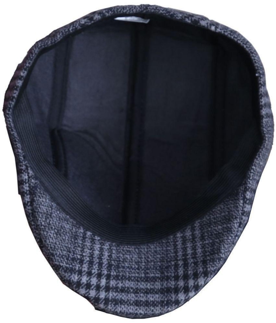 Zacharias Gray Woollen Men''s Cap ( Pack of 1 ) - Gray