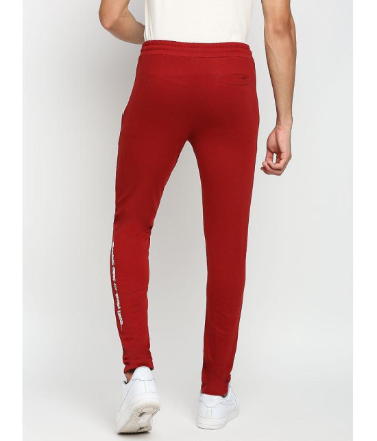 Fitz - Maroon Cotton Mens Trackpants ( Pack of 1 ) - None