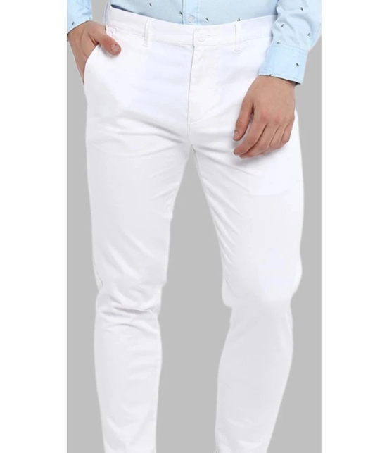 HALOGEN White Skinny Chinos ( Pack of 1 ) - None