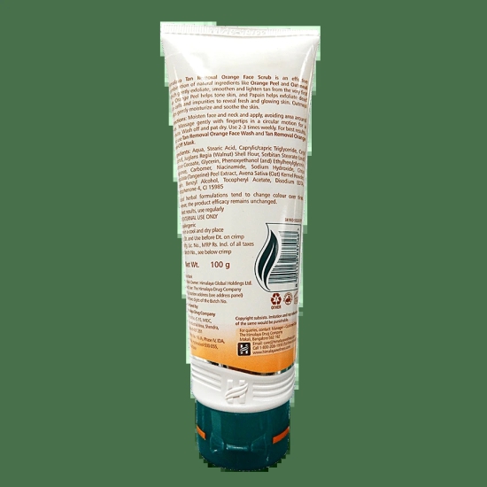 Himalaya Tan Removal Orange Face Scrub, 100 G