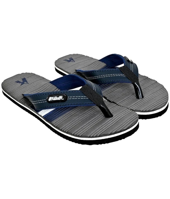 Altek - Grey Mens Thong Flip Flop - None