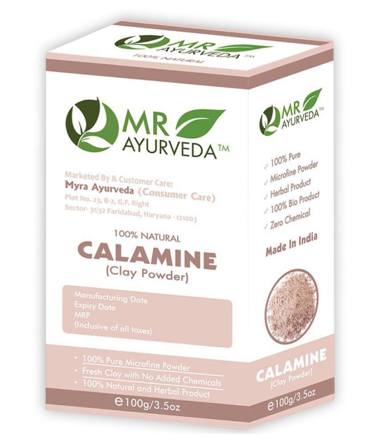 MR Ayurveda Best Selling Calamine Clay Powder Face Pack Masks 100 gm