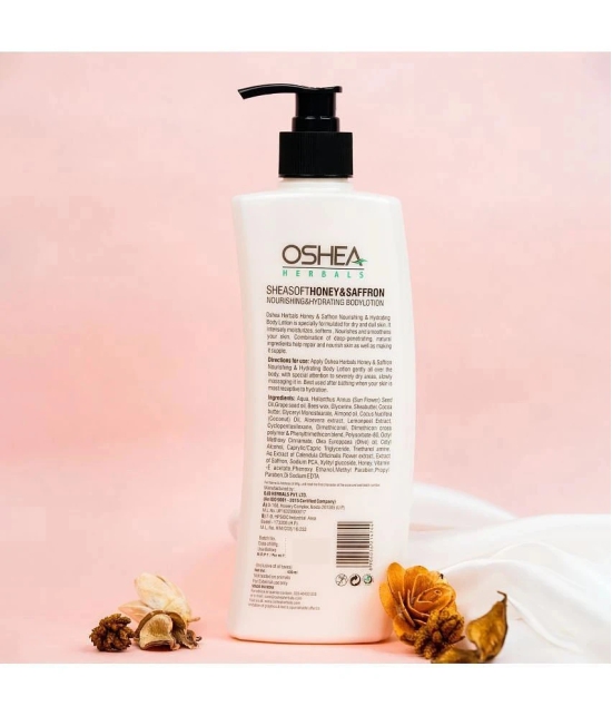 Oshea Herbals Sheasoft Honey & Saffron Body Lotion 400milliliters