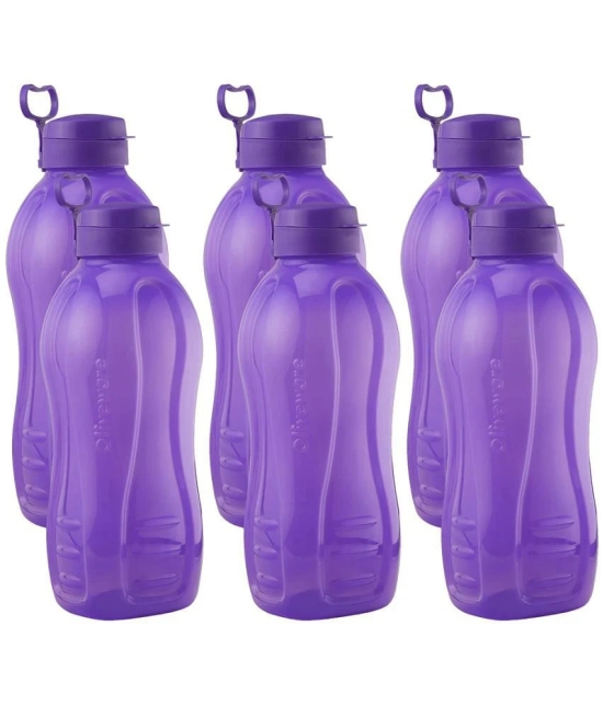 Oliveware Purple Water Bottle 2000 mL ( Set of 6 ) - Purple