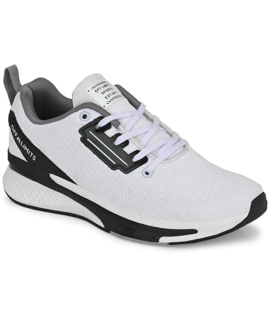 OFF LIMITS - ETHOS White Mens Sports Running Shoes - None