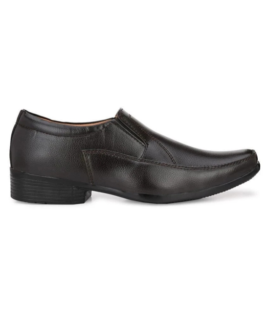 Leeport - Black Mens Slip On Formal Shoes - None