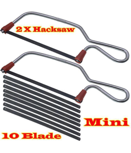 JMALL - 2 Hacksaw & 10 Blade 2 Cutter