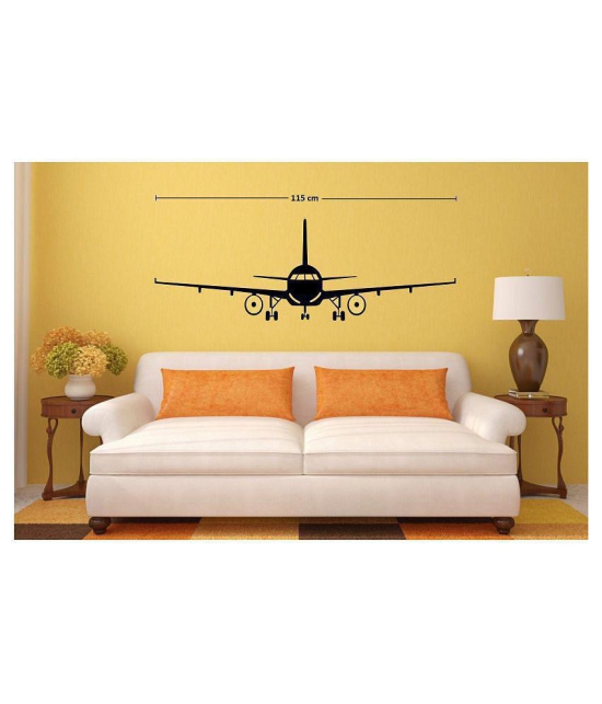 Asmi Collection Airplane Wall Sticker ( 38 x 115 cms )