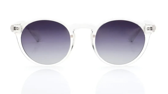 Grey Round Sunglasses for Unisex