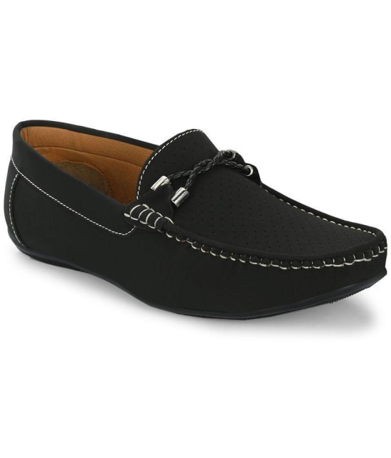 Leeport Black Mens Slip on - 10