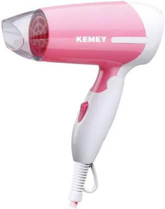 Kemei QUALX KM-6830 Hair Dryer  (1200 W, Pink)