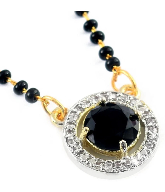 Jewar Mandi - Black Mangalsutra Set ( Pack of 1 ) - Black