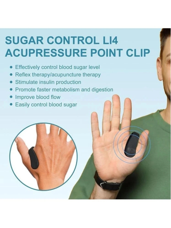 Gatih Sugar Control Acupressure Clip All Purpose Cleaner Block Clip For Headache, Tension Relief, Acupressure. 1 no.s