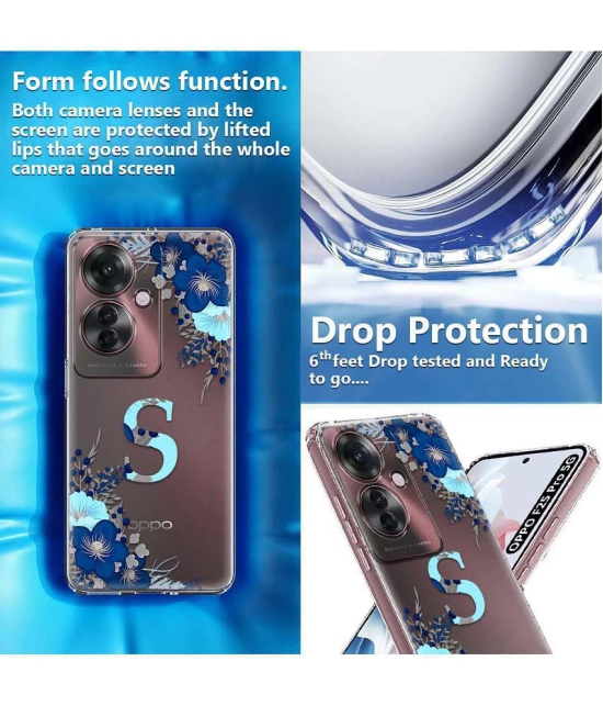 NBOX Multicolor Printed Back Cover Silicon Compatible For Oppo F25 Pro 5G ( Pack of 1 )