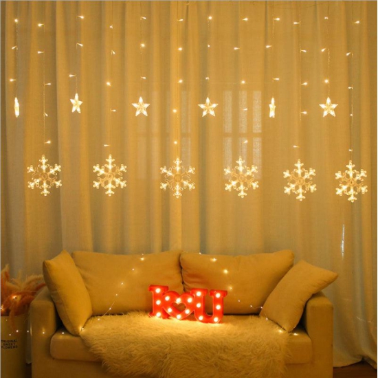 Snowflake LED Curtain Light